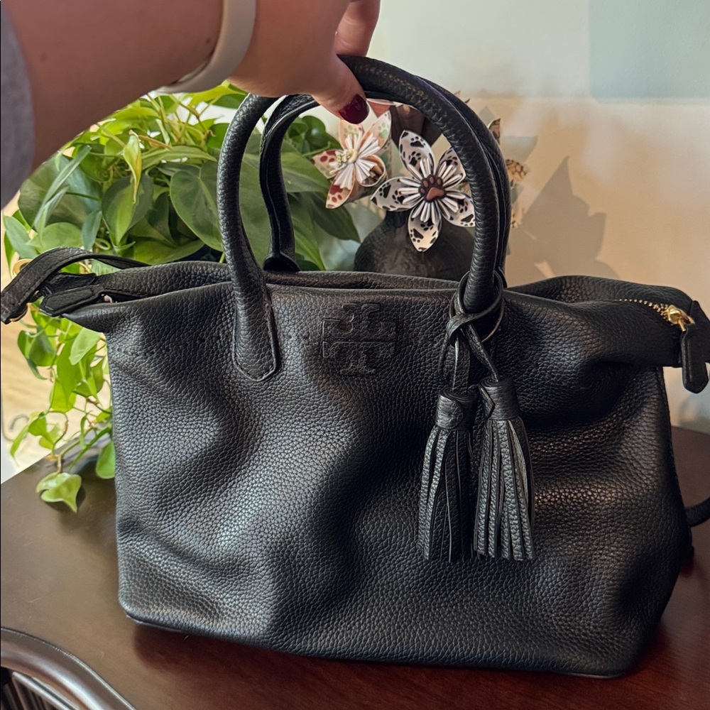 Tory Burch Black Leather Bag